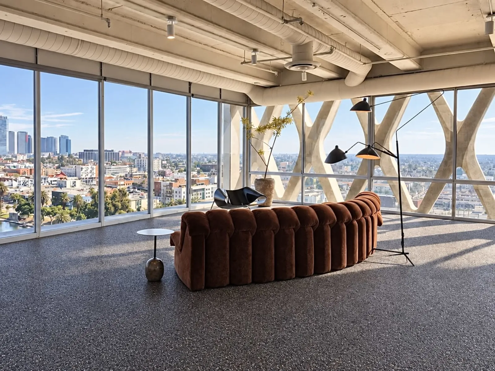 Mid-Century Skyline Loft, Los Angeles, CA